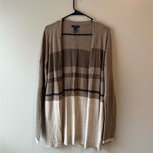 GAP Taupe Knit Cardigan